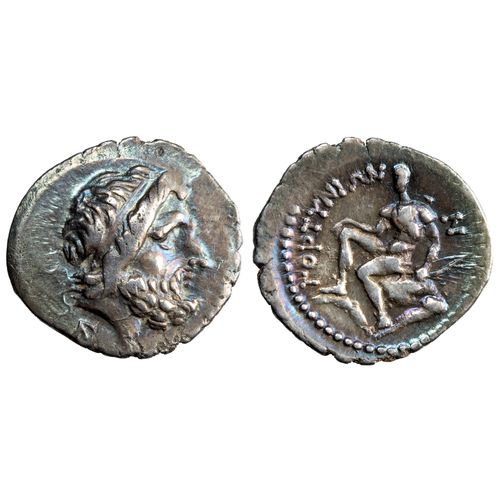 Pièce De Monnaie Argent Grèce Drachme Grèce ¿ Crête Drachme Frappé À Gortyne -98 -94 Avant Jc Poids : 3,26 G - Diamètre : 20,1 Mm