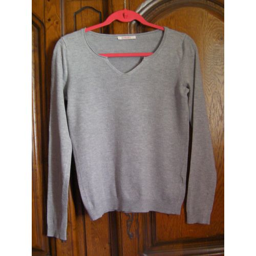 Pull Gris Camaïeu - Taille 38