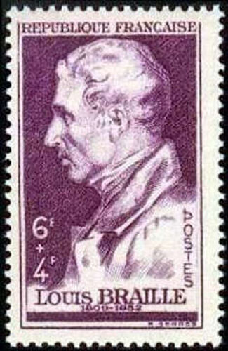 Lot 9 : 2 Timbres Neufs Français De Collection De 1948. Excellent État. Gomme Intacte. N°793 (Louis Braille) + N°794 (Etienne Arago). Envoi Rapide Et Sérieux.