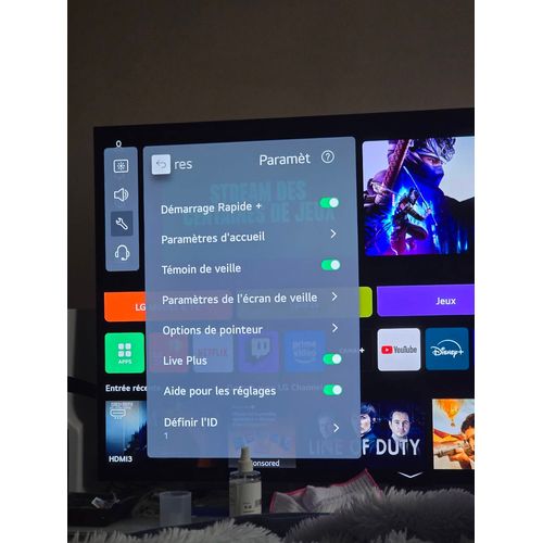 Vend télé LG OLED C3 55 2023 (139CM)