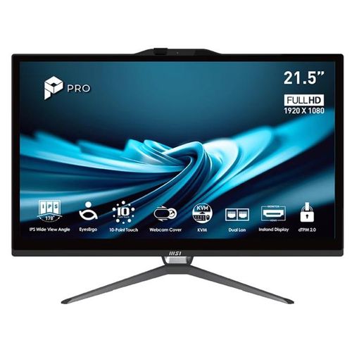 MSI PRO AP222T 14M 438XEU - 21.5" Core i5 I5-14400 2.5 GHz 16 Go RAM 512 Go Noir