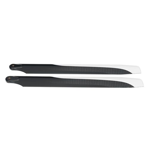1 Paire De Pales Principales En Fibre De Carbone Pudu De 230 Mm Pour Hélicoptère Rc