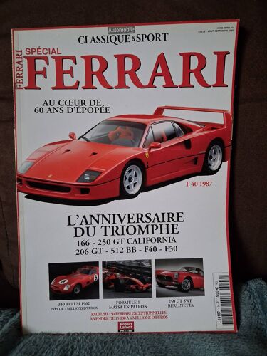 Automobile Classique Et Sport Spécial Ferrari L Anniversaire Du Triomphe