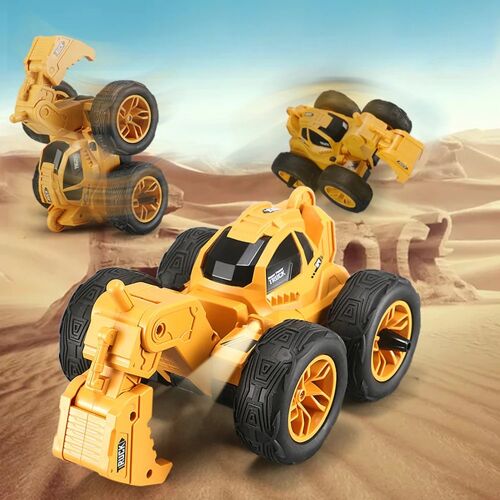 Excavatrice Rc Résistante Aux Chocs 2.4g Voiture Rc De Stunt Pour Jouets Pour Enfants-Générique