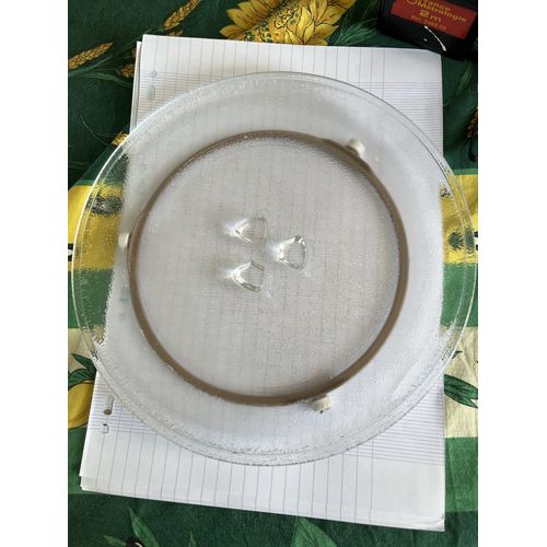 Plateau micro-onde 24,5 cm ergot central