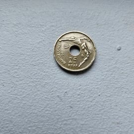 Pièce De 25 Pesetas 1990 - Juan Carlos I- Pour Jo Barcelona 92- Saut En Hauteur