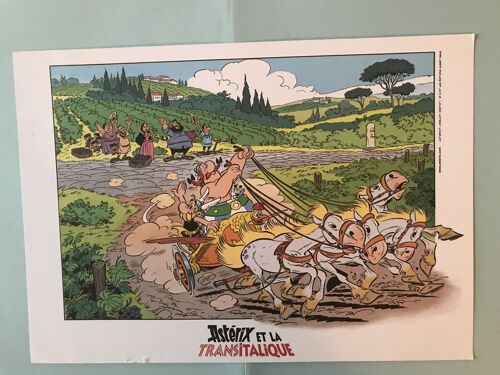 Ex-Libris Canal Bd "Astérix Et La Transatlantique" De La Série Astérix (Éditions Albert René 2017)