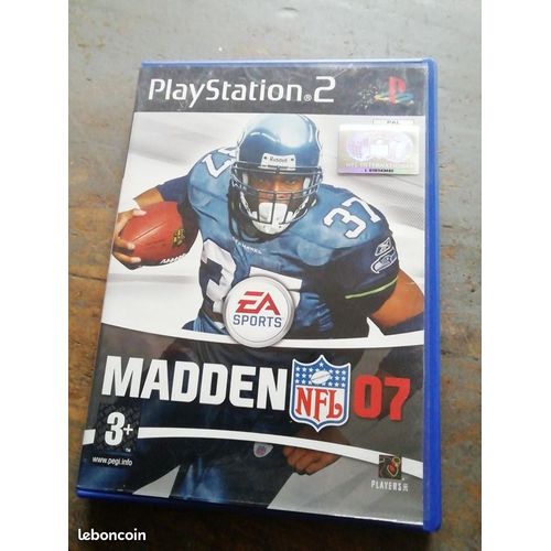 Jeu madden o7 nfl ps2 pal fr complet