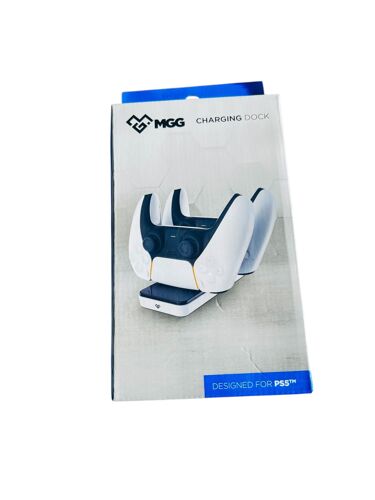 station de charge mgg pour manettes ps5 - dock de chargement double - compatible dualsense -