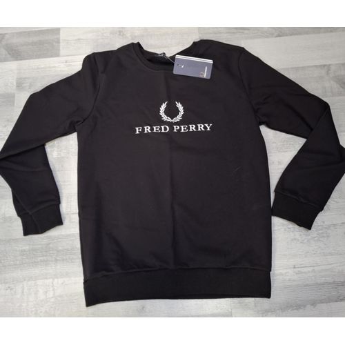Fred Perry Graphic Sweatshirt - Noir - Homme - Taille M