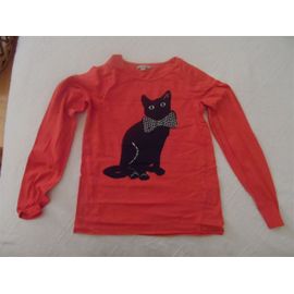 T-Shirt "Chat" Rouge 3 Suisses
