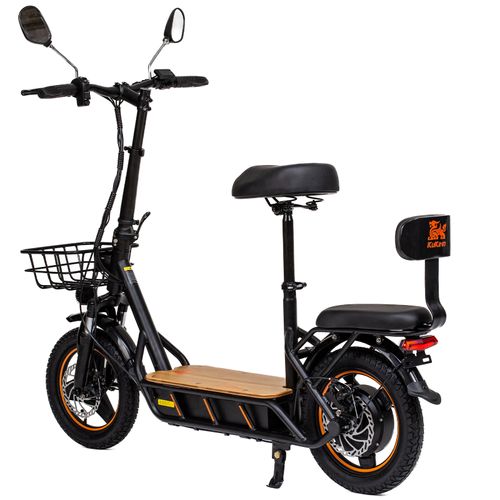 Kukirin C1 Pro Trottinette Électrique Pliable, 14" Pour Les Déplacements Urbains , 800 W, 48 V 26 Ah, Vitesse Maximale 45 Km/H, Autonomie Maximale 100 Km, Avec Selle（Dernière Version - Yc)