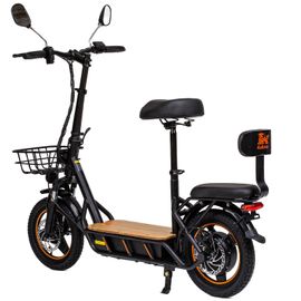 Kukirin C1 Pro Trottinette Électrique Pliable, 14" Pour Les Déplacements Urbains , 800 W, 48 V 26 Ah, Vitesse Maximale 45 Km/H, Autonomie Maximale 100 Km, Avec Selle（Dernière Version - Yc)