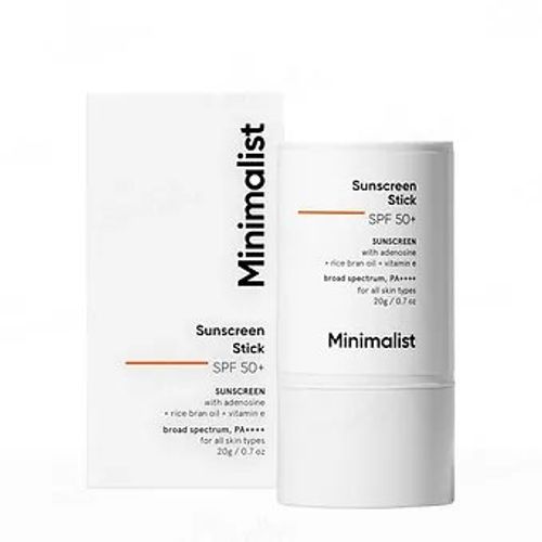 Minimalist Broad Spectrum Sunscreen Stick Spf 50+ Pa++++,20gm Each (Pack Of 2) 