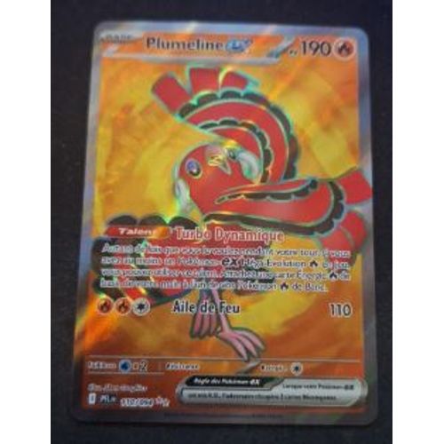 Pokémon Plumeline Ex Full Art 110 / 094 Me02 Flammes Phantasmagoriques