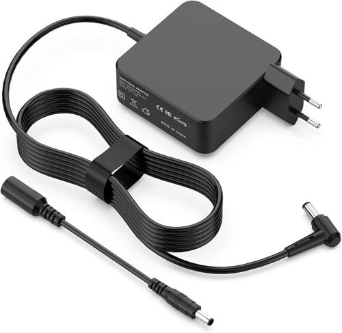 acdsgd-65W Chargeur Ordinateur Compatible avec ASUS F550C F555L F555C F555U F550L F551M F554 F554LA F554L F554LA X550C X552C X551 X554L X52J K550C Adaptateur Secteur 19V 3.42A 5.5 * 2.5mm