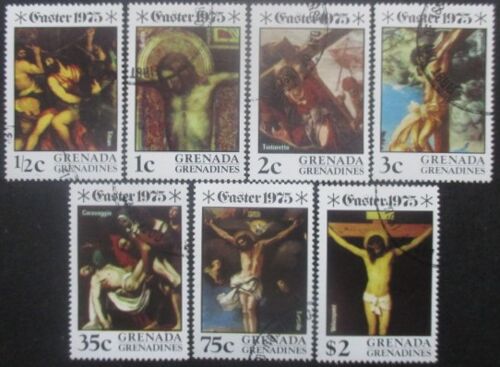 Grenade-Grenadines Série N°60 Au 66 Paques Tableaux Oblitérés