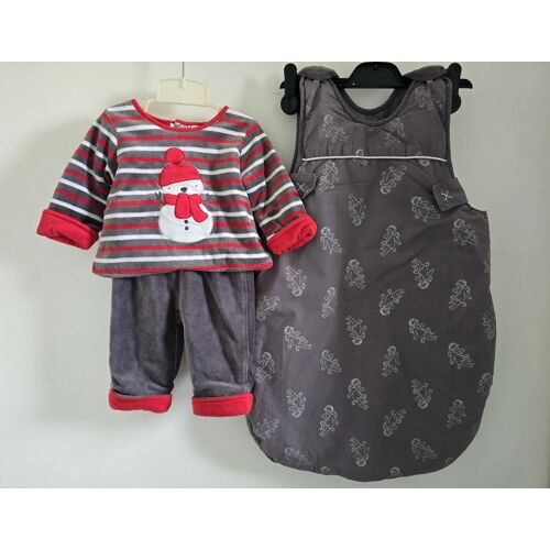 Lot Bébé 3 Mois - Gigoteuse Dpam & Pyjama Type Polaire