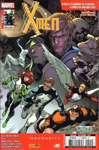 X-Men N° 15a Le Procès De Jean Grey (1/6) - V4 Panini Comics Sept 2014