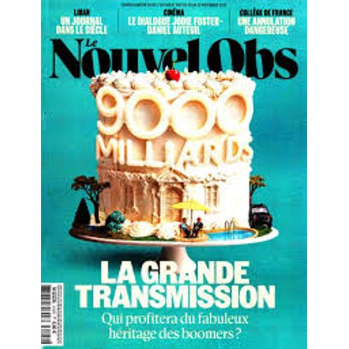 Le Nouvel Obs 3192 : La Grande Transmission