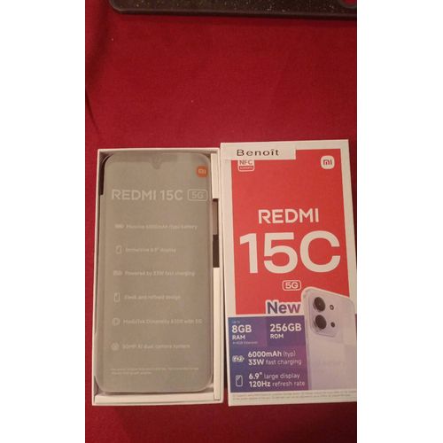 Xiaomi Redmi 15C 5G 256 Go Mauve