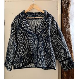 Veste Caroll À Motifs Géométriques Femme
