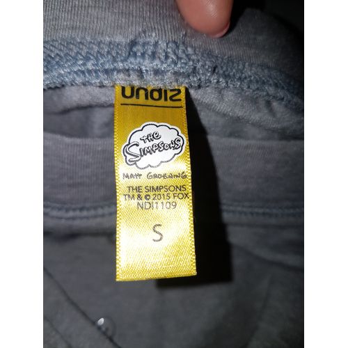 Neuf Undiz Legging Pantalon Gris The Simpsons Taille S
