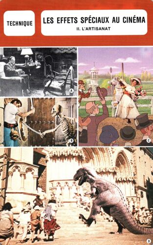 Fiche Monsieur Cinema Les Effets Spéciaux Au Cinéma (2) L'Artisanat