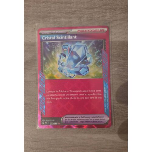 Carte Pokemon Cristal Scintillant High Tech 129/131 Ev8.5 Nm Fr