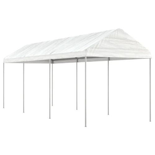 Prolenta Premium - Belvédère Avec Toit Blanc 6,69x2,28x2,69 M Polyéthylène