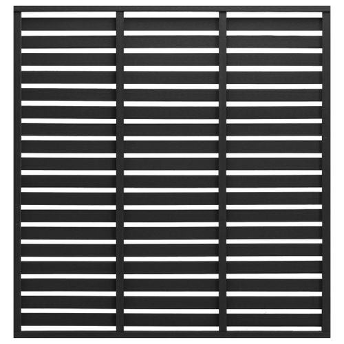 Prolenta Premium - Panneau De Clôture Wpc 180x180 Cm Noir