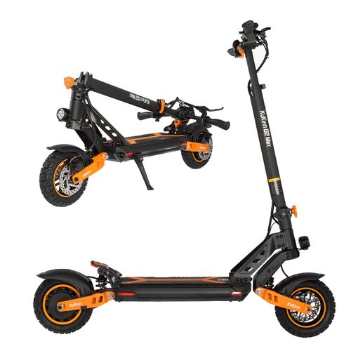 Trottinette Électrique Tout-Terrain Pliable Kukirin G2 Max 10'', 1200 W, 48v20ah, Vitesse Maximale 55 Km/H, Autonomie 70 Km, Étanche Ip54 (Dernière Version - Yc) - Noir
