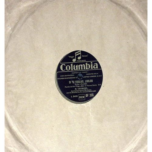 M Georgel - Si Tu Voulais, Loulou - Le Tango De Manon - 1931