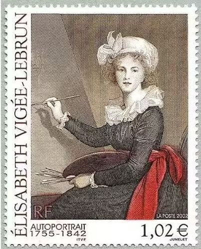 France 2002, Très Beau Timbre Neuf** Luxe Yvert 3526, Oeuvre De Elisabeth Vigée Lebrun, Autoportrait.
