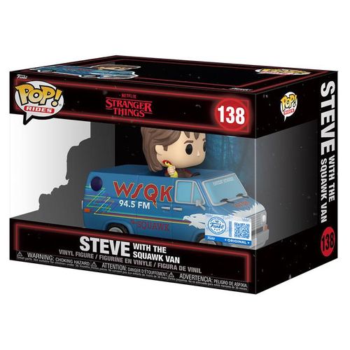 Figurine Funko Pop - Stranger Things N°138 - Steve Avec Le Van Squawk (88958)