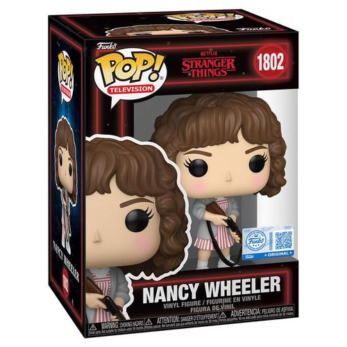 Figurine Funko Pop - Stranger Things N°1802 - Nancy Wheeler Avec Fusil De Chasse (88650)