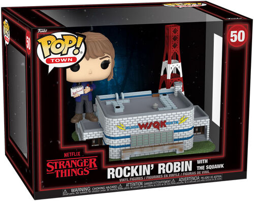Figurines Funko Pop Town Stranger Things S5 Rockin Robin With The Squawk