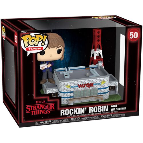 Figurines Funko Pop Town Stranger Things S5 Rockin Robin With The Squawk