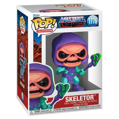 Figurine Funko Pop - Les Maîtres De L'univers N°1776 - Skeletor - Retro Neon (86606)