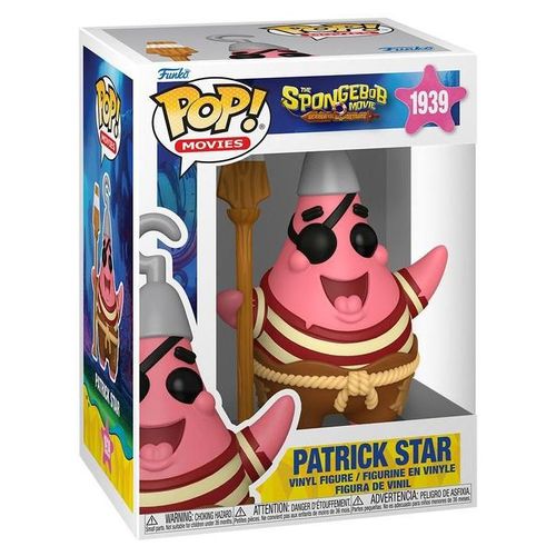 Figurine Funko Pop - Bob L'eponge N°1939 - Patrick (Un Pour Tous, Tous Pirates !) (83591)