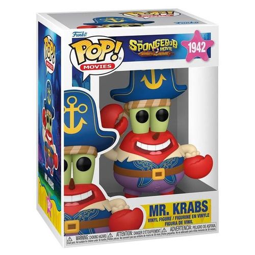 Figurine Funko Pop - Bob L'eponge N°1942 - M. Krabs (Un Pour Tous, Tous Pirates !) (86309)
