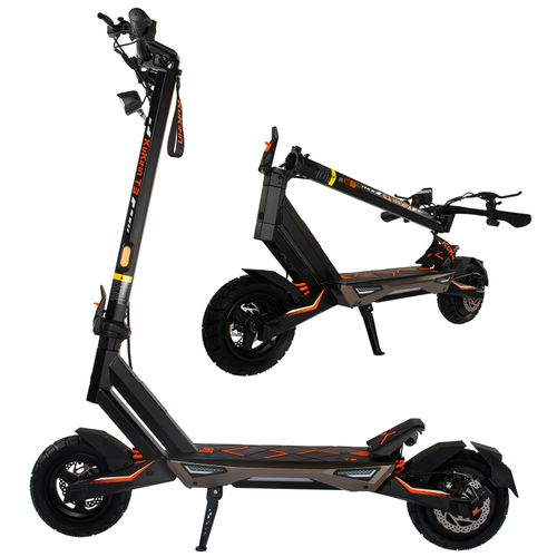 Trottinette Électrique Pliable Kukirin T3 Pour Les Déplacements Urbains, 1000 W, 48 V 15,6 Ah, Vitesse 6 Km/H À 47 Km/H, Autonomie 58 Km + Effets Lumineux Colorés (Dernière Version - Yc)