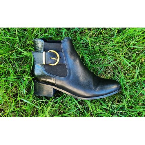 Bottines Minelli Pointure 36 Noir Cuir Tbe