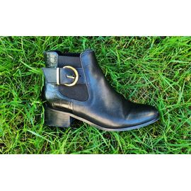 Bottines Minelli Pointure 36 Noir Cuir Tbe