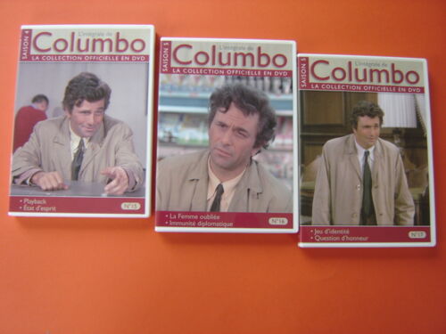Lot 3 Dvd // Intégrale De L'Inspecteur Columbo * Volumes N° 15 / 16 / 17