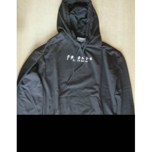 Sweat Shirt Avec Capuche Poche Sport Wear Vintage Friends Serie Tv Noir Femme Fille Taille 34 36 S Xs