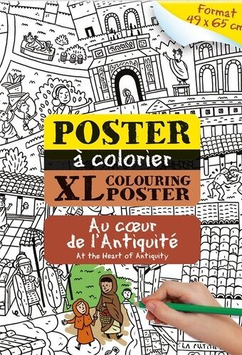 Au Coeur De L'antiquité - Poster À Colorier Xl