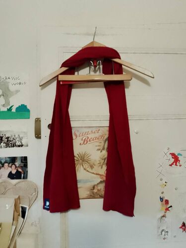 Écharpe Rouge Lafuma Vintage Années 90.
