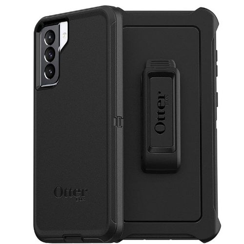 Otterbox Defender Coque pour Samsung Galaxy S21+ 5G, Antichoc, Anti-Chute, Ultra-Robuste, Coque de Protection, supporte 4X Plus de Chutes Que la Norme Militaire, Noir, Livré sans Emballage