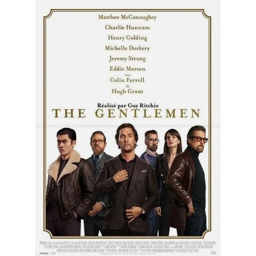 The Gentlemen - Affiche Originale De Cinéma - Format 40x60 Cm - Un Film De Guy Ritchie Avec Matthew Mcconaughey, Colin Farrell, Charlie Hunnam, Michelle Dockery, Henry Golding, Hugh Grant - 2020